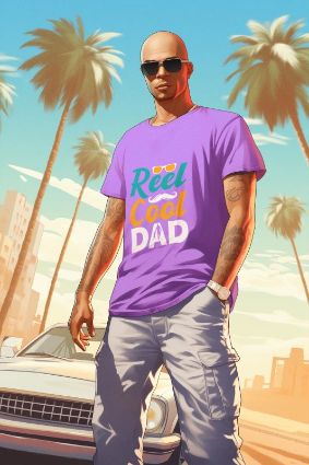 Reel Cool Dad Yellow T-Shirt - A Must-Have for the Modern Outdoorsman!