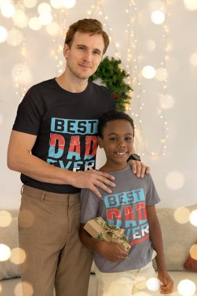 Best Dad Ever T-Shirt - Choose from a Variety of Colors and Materials