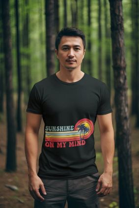 "Sunshine on My Mind" T-Shirt - Embrace Nature in Style with Our Premium Collection - Choose Your Perfect Material & Color Today!