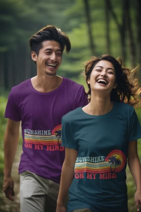 "Sunshine on My Mind" T-Shirt - Embrace Nature in Style with Our Premium Collection - Choose Your Perfect Material & Color Today!