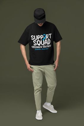 Join the Support Squad for Diabetes Awareness - Premium T-Shirt Collection in Multiple Colors and Materials!