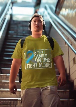 Join the Fight: In This Family No One Fights Alone Diabetes Awareness T-Shirt - Choose Your Color, Show Your Support!