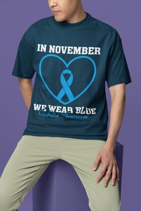 Embrace Uniqueness with Our In November We Wear Blue Diabetes Awareness T-shirt Collection - Choose Your Perfect Style and Color!