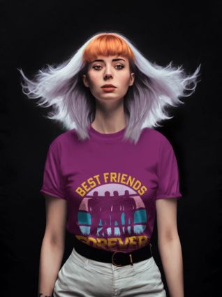 Best Friends Forever T-Shirt - Choose Your Color & Material! Join the Trend Now!