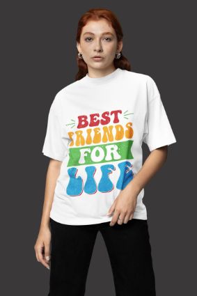 Best Friends For Life T-Shirt - Feel the Connection in Style! Choose Your Perfect Material and Color Now!