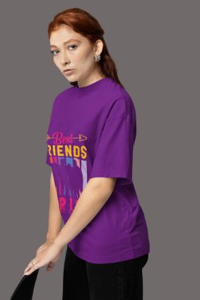 Bonded by Friendship - 'Best Friends For Life' T-shirt Collection: Choose Your Color and Material!