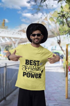 Unleash Best Friends Power with our Stylish T-Shirt Collection - Choose Your Color and Material Today!