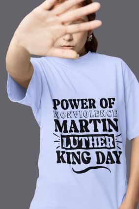 Spread Peace with Style: Martin Luther King Day T-Shirt - Empower with Nonviolence