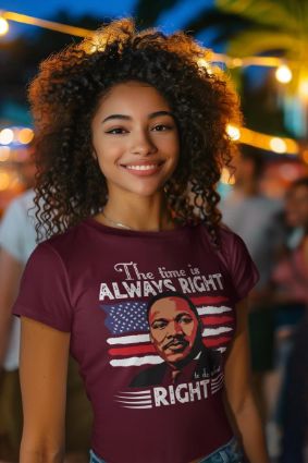 Empower Your Style with Martin Luther King Jr. Inspirational Quote T-Shirt - Timeless Message, Unlimited Choices!