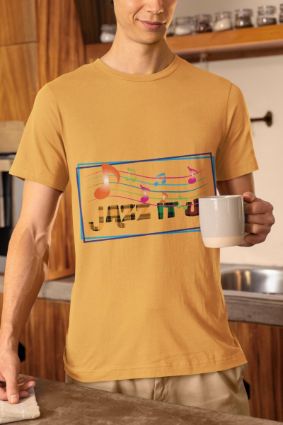 Jazz It Up in Style with our Mustard T-Shirt - Elevate Your Look Now!