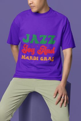 Celebrate in Style: Jazz Joy and Mardi Gras T-Shirt