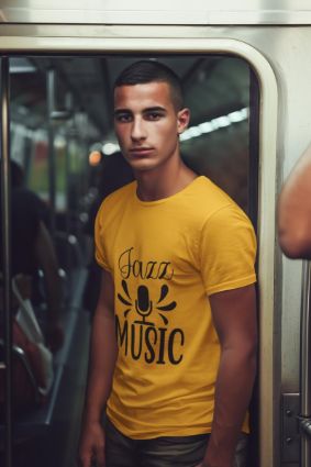 Elevate Your Style with 'Jazz MUSIC' T-shirt - Stand Out in Vibrant Colors!