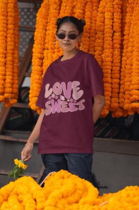 Capture Hearts with Our 'Love is Sweet' T-Shirt - Spread Positivity and Style!