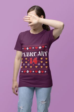 Capture Hearts This Valentine's Day with Our 'February 14th' T-Shirt Collection