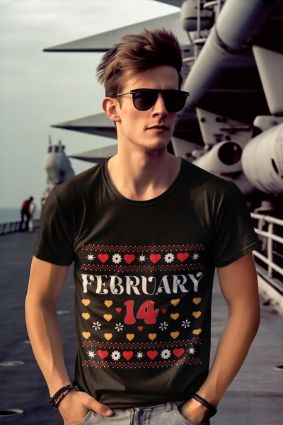 Capture Hearts This Valentine's Day with Our 'February 14th' T-Shirt Collection