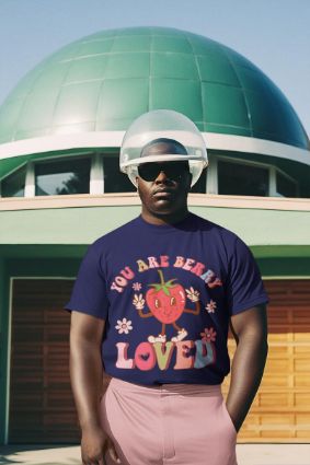 Embrace Playful Positivity with Our 'You Are Berry Loved' T-Shirt Collection