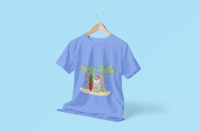 Tropical Holiday Cheer with 'Hawaiian Christmas' T-Shirt - Limited Edition